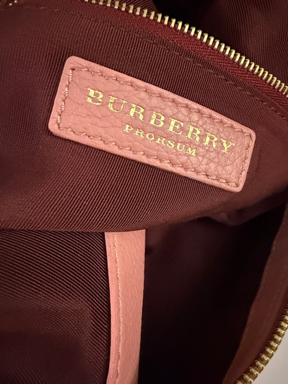 Burberry Prosum Pink Leather Flower Petal Clutch Crossbody bag - Picture 8 of 9